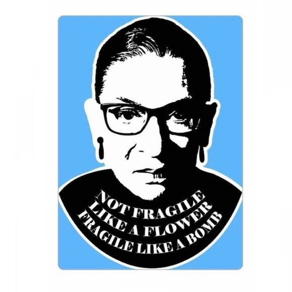 “Fragile Like a Bomb” RBG magnet - Picture 1 of 4